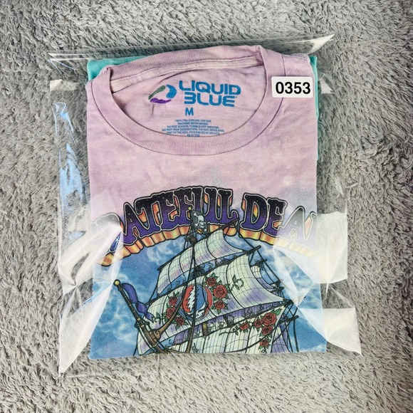 Vintage Grateful Dead Ship of Fools Tie Dye Shirt Mens Size Medium 2001 - Picture 7 of 7